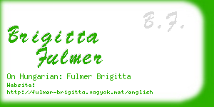 brigitta fulmer business card